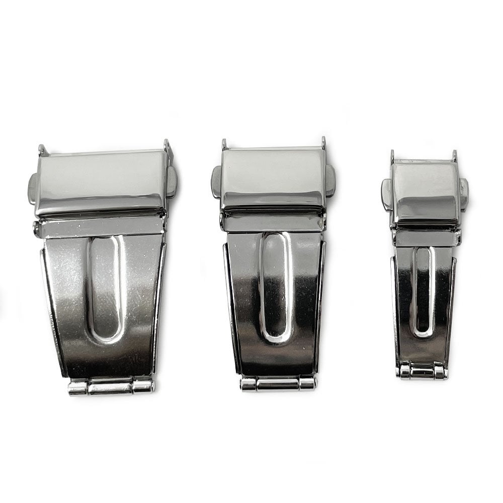 Polished Stainless Steel Sprung Loaded Buckle Clasp