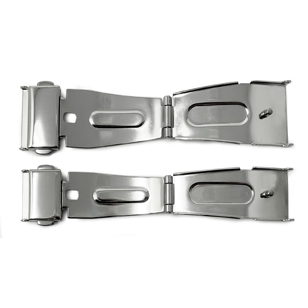 Polished Stainless Steel Sprung Loaded Buckle Clasp