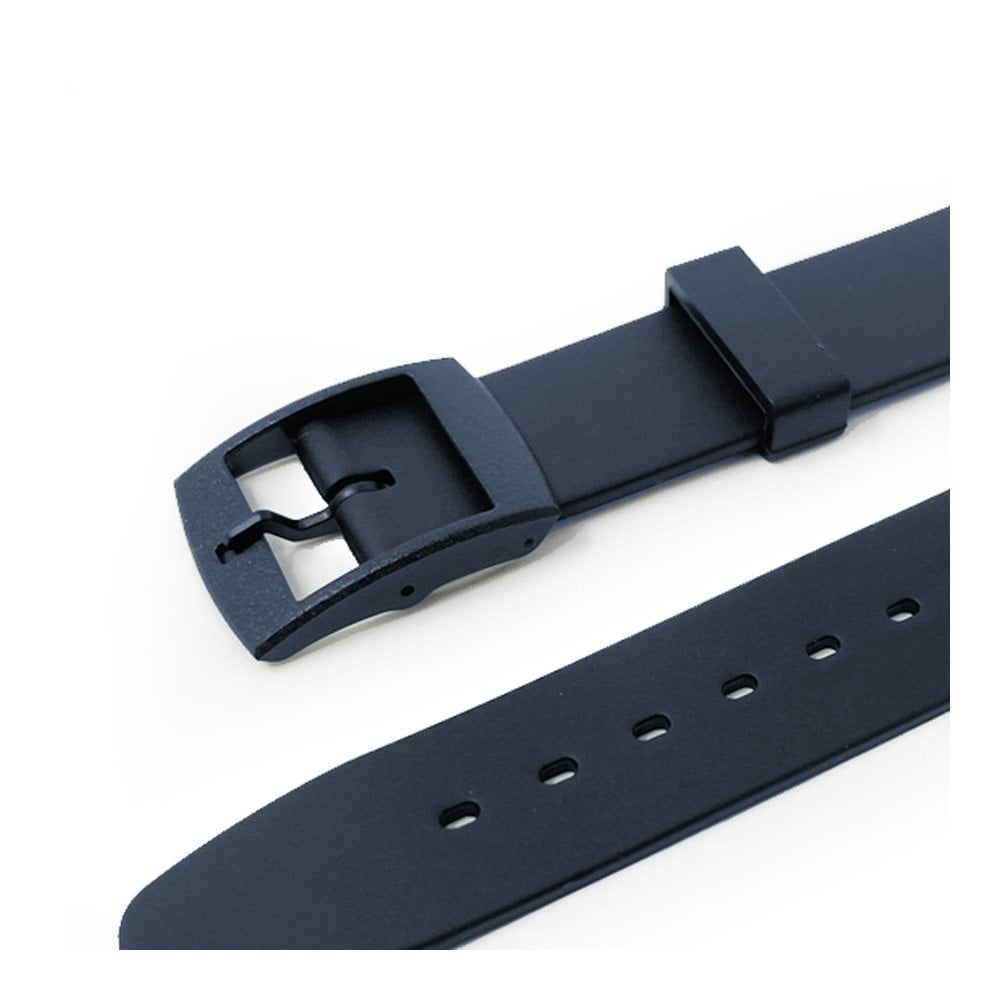 Navy Blue PVC Watch Strap