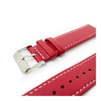 Red Leather Watch Strap