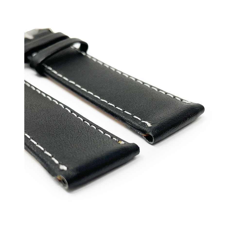 Black Leather Watch Strap