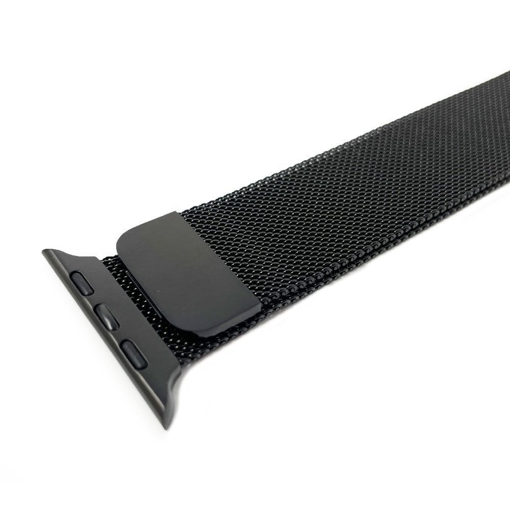Black Milanese Mesh Strap for Apple Watch