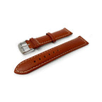 Italian Leather Watch Strap, Sorrento, Chestnut Brown