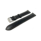 Italian Leather Watch Strap, Sorrento, Black
