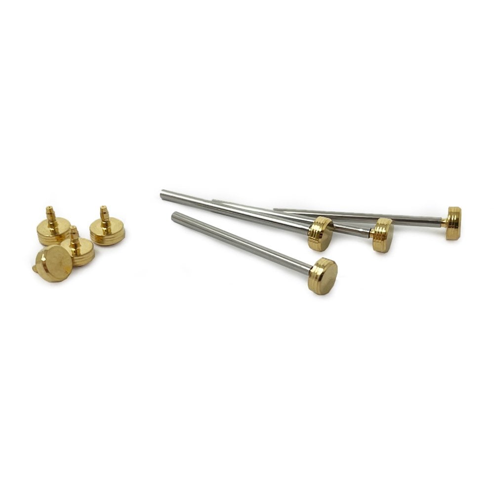 Watch Strap Pressure Bar & Rivet Ends 1.20mm (Gold)