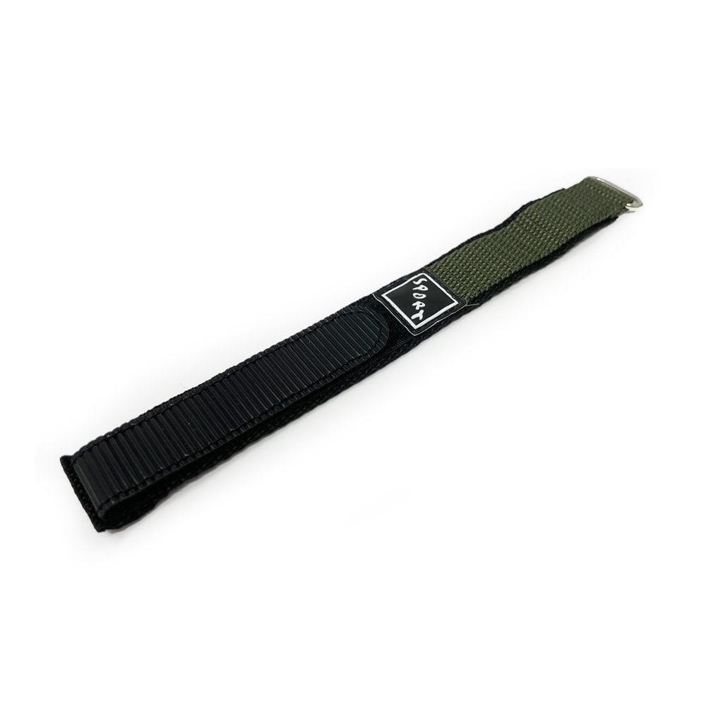 Khaki Green One-Piece Sport Watch Strap