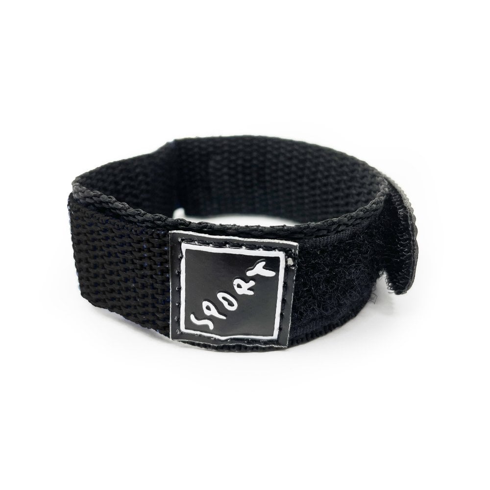 Black One-Piece Sport Watch Strap