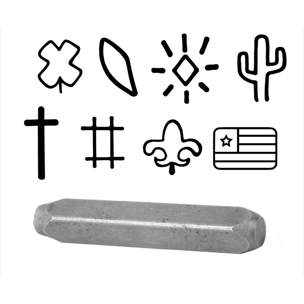 Jewellery Stamping Hand Punches Various Shapes - Cactus