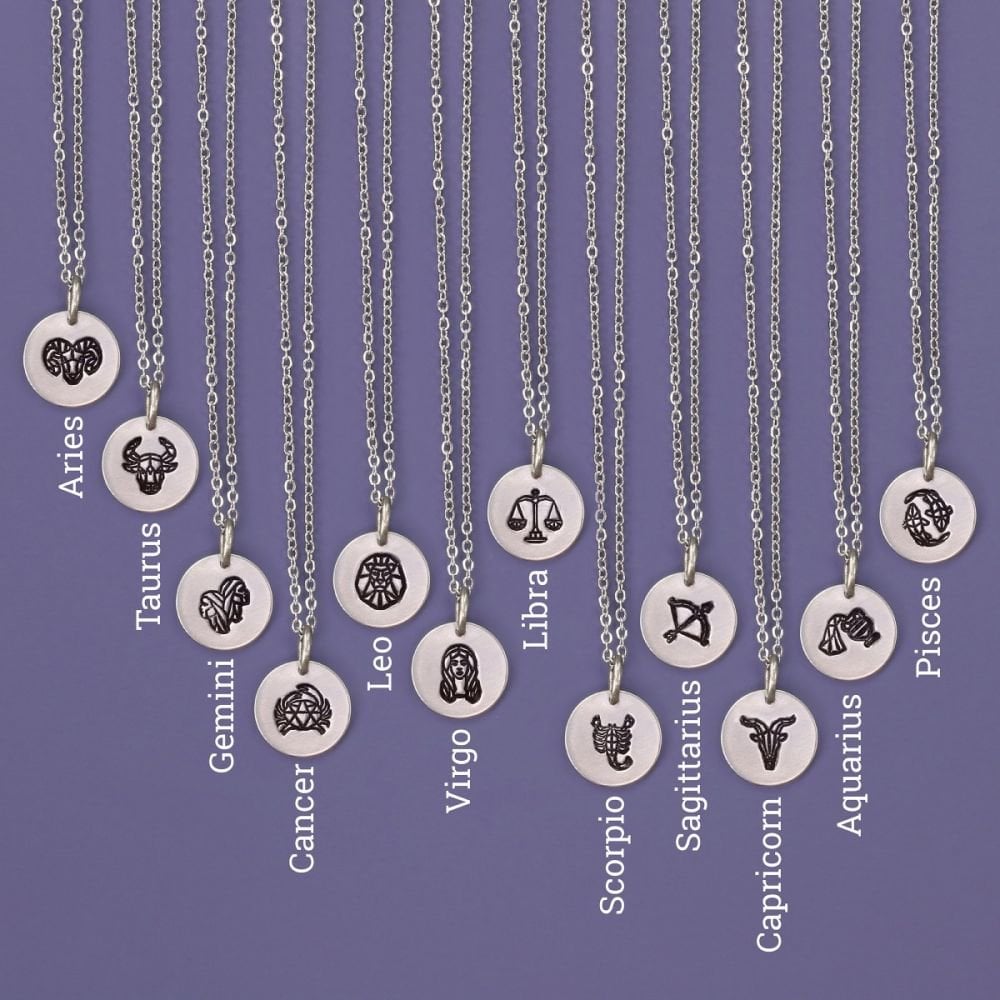 ImpressArt Geometric Zodiac Signature Design Stamps, 6mm
