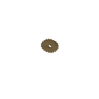 Brass Ratchet Click Wheel for Clocks 15mm-17mm