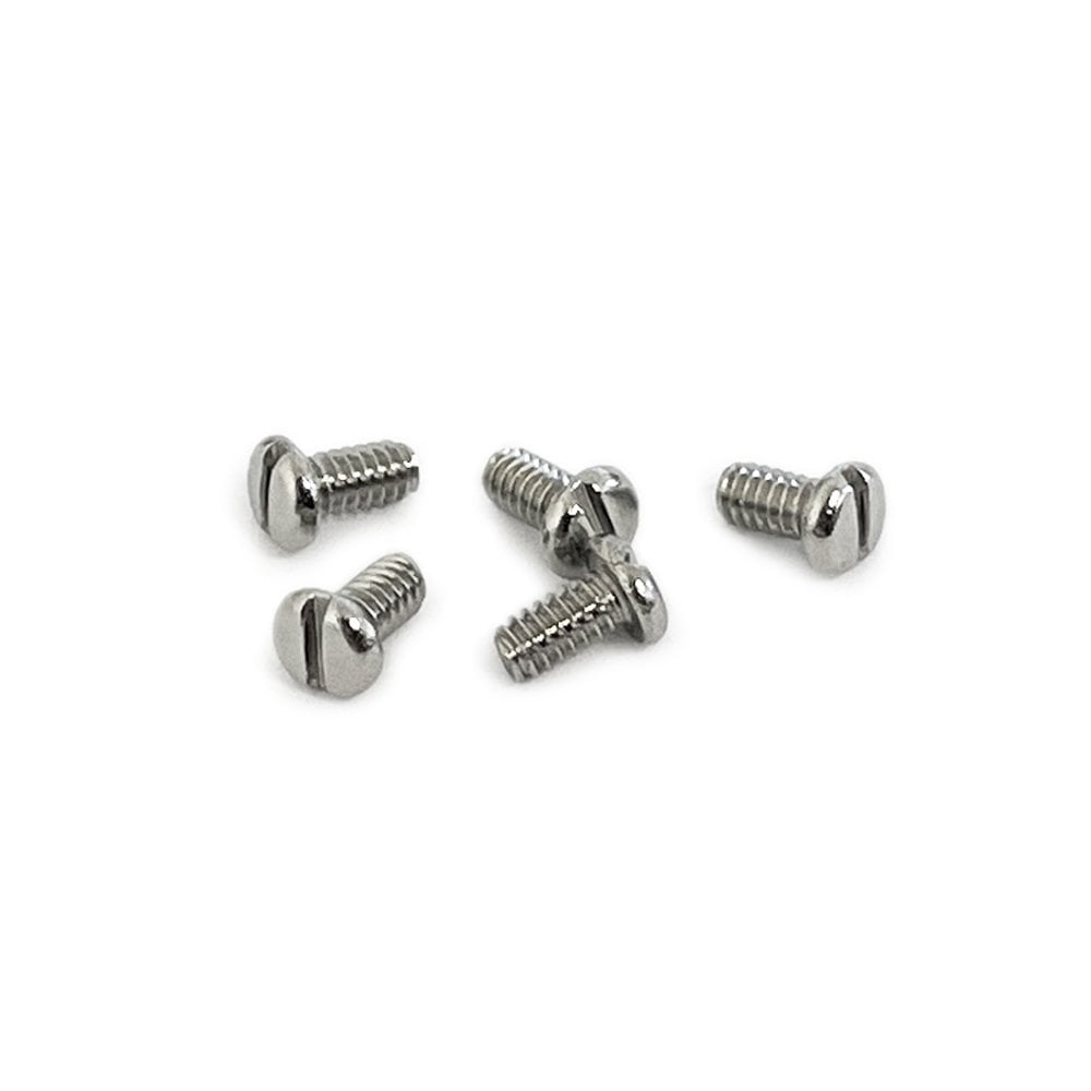 5x Watch Case Back Screws - Straight Head, Domed