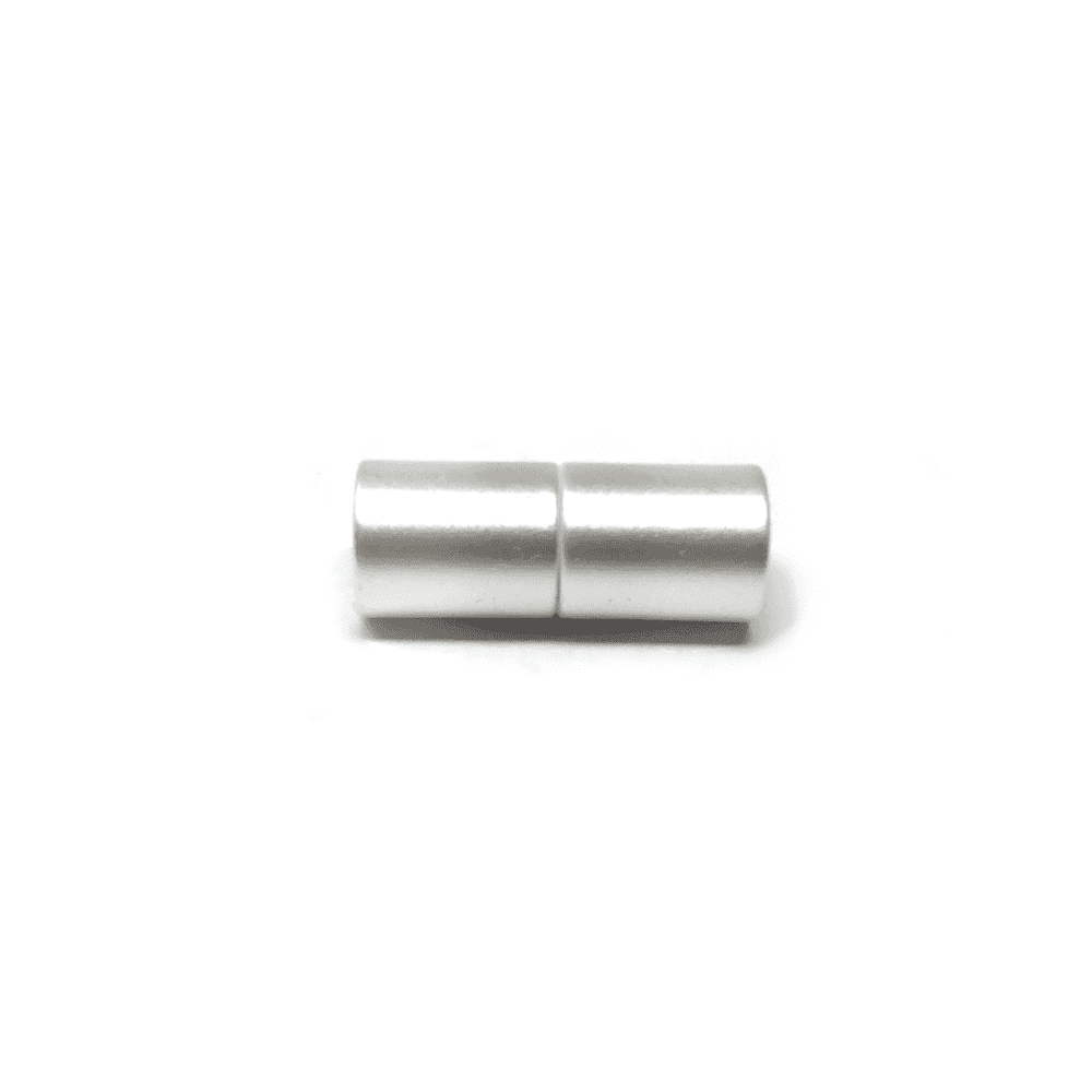 Magnetic Kumihimo Clasp – Acrylic Pearl White 6mm