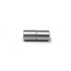 Magnetic Kumihimo Clasp – Acrylic Matte Silver 6mm