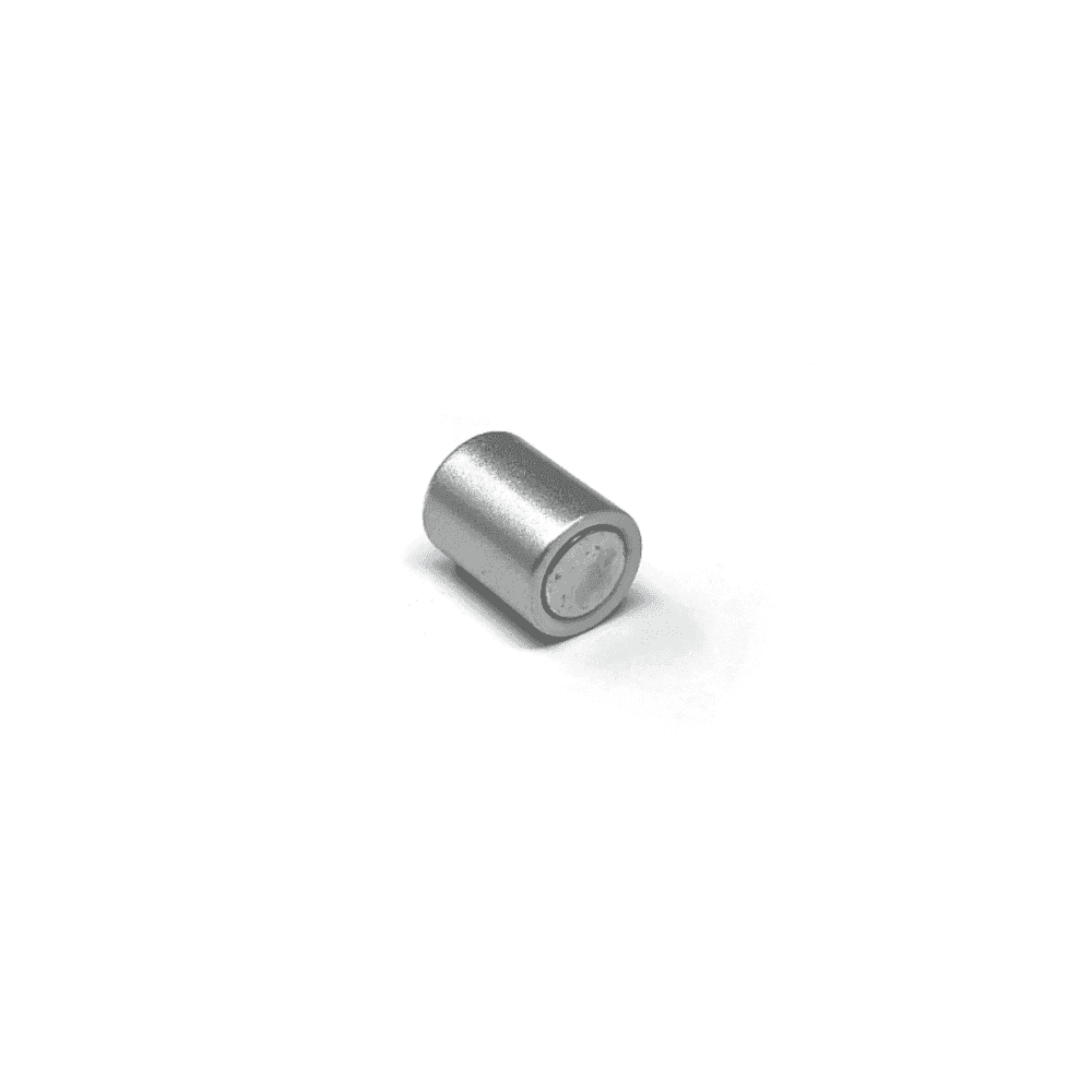 Magnetic Kumihimo Clasp – Acrylic Matte Silver 6mm