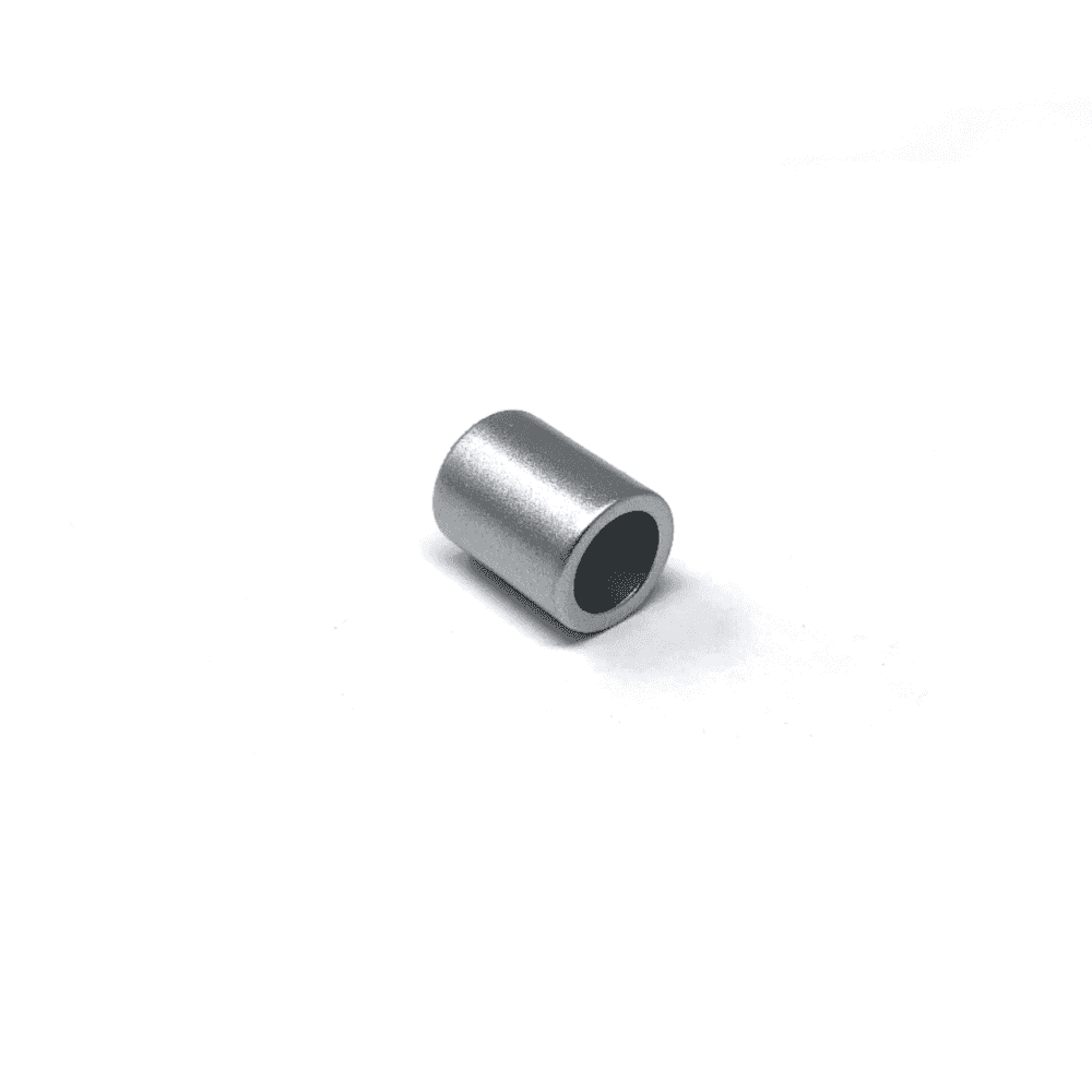 Magnetic Kumihimo Clasp – Acrylic Matte Silver 6mm