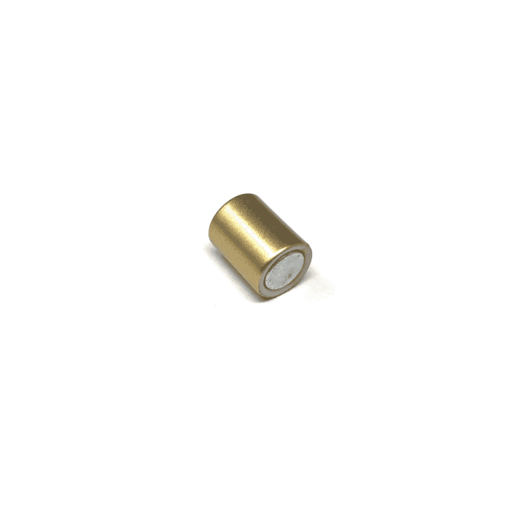 Magnetic Kumihimo Clasp – Acrylic Matte Gold 6mm