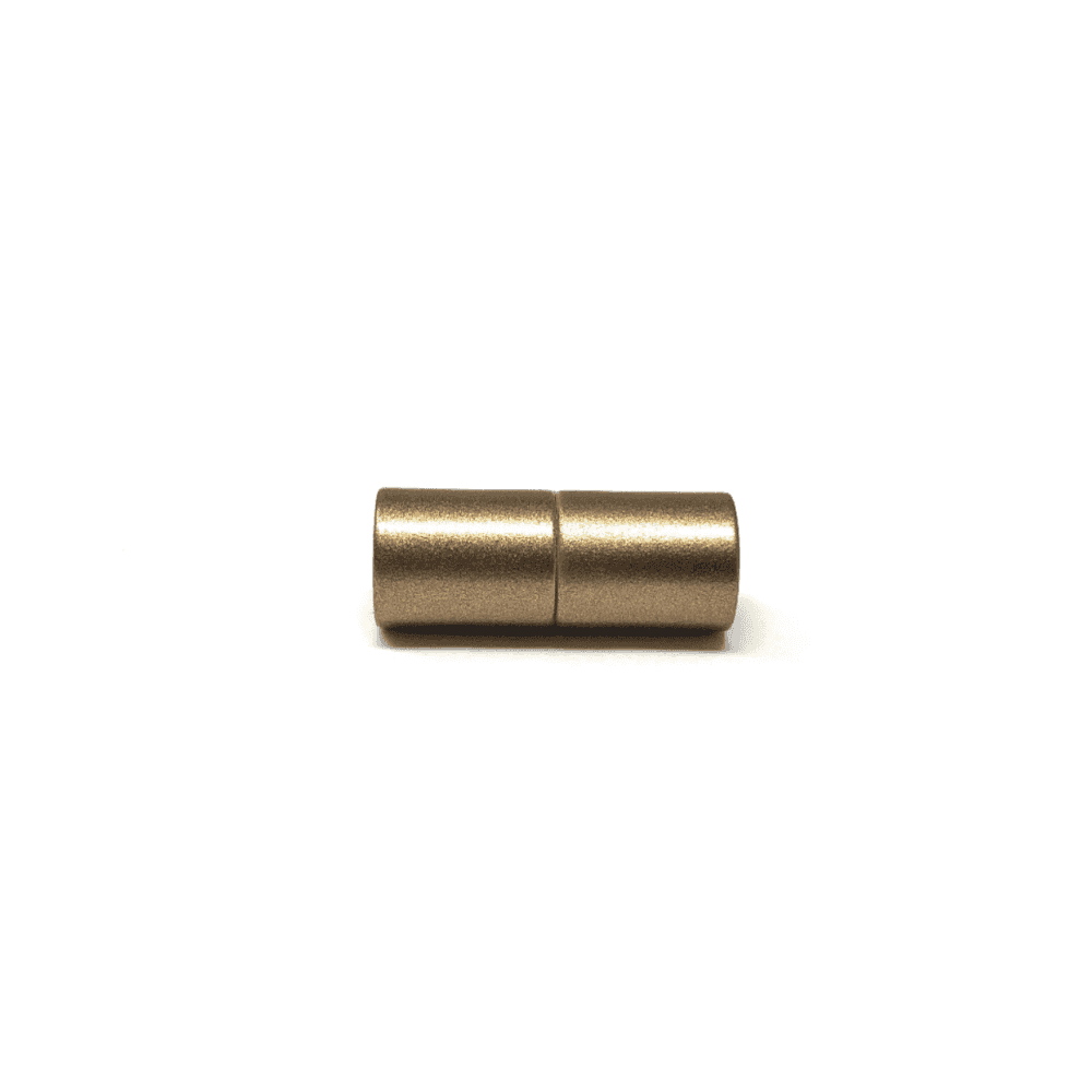 Magnetic Kumihimo Clasp – Acrylic Matte Bronze 6mm