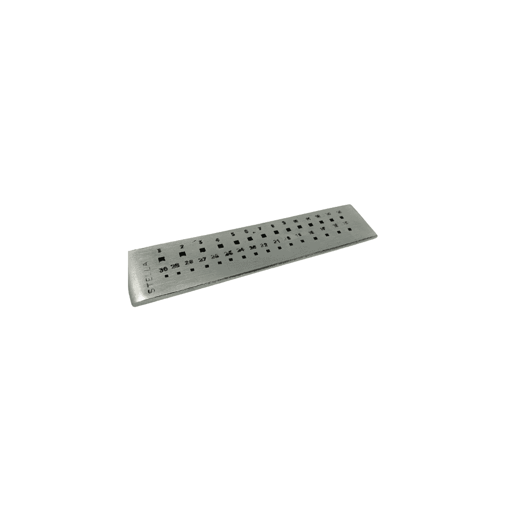 Small Square Draw Plate 30 Holes 1.6-4.3mm