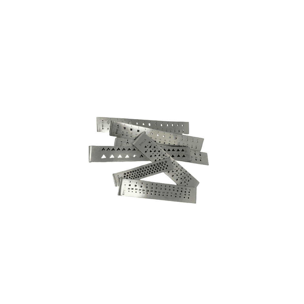 Small Square Draw Plate 30 Holes 1.6-4.3mm