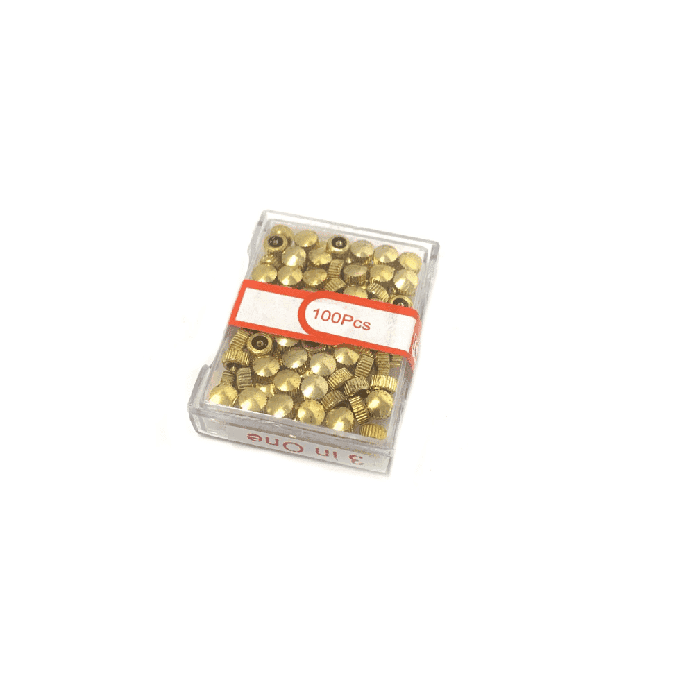 Golden Watch Crowns 100 Pcs