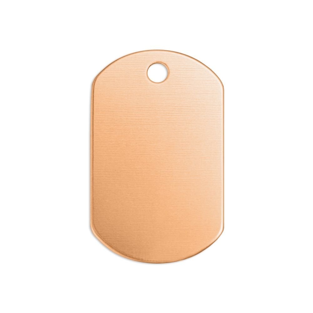 ImpressArt Premium Stamping Blanks - Copper Dog Tag