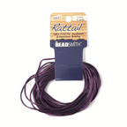 Beadsmith Rattail Satin Cord - Plum