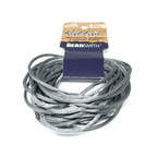 Beadsmith Rattail Satin Cord - Dark Grey