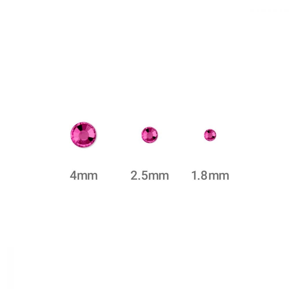 ImpressArt October Birthstone Crystals 144pc, Pink Tourmaline