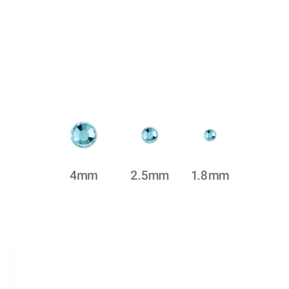 ImpressArt March Birthstone Crystals 144pc, Aquamarine