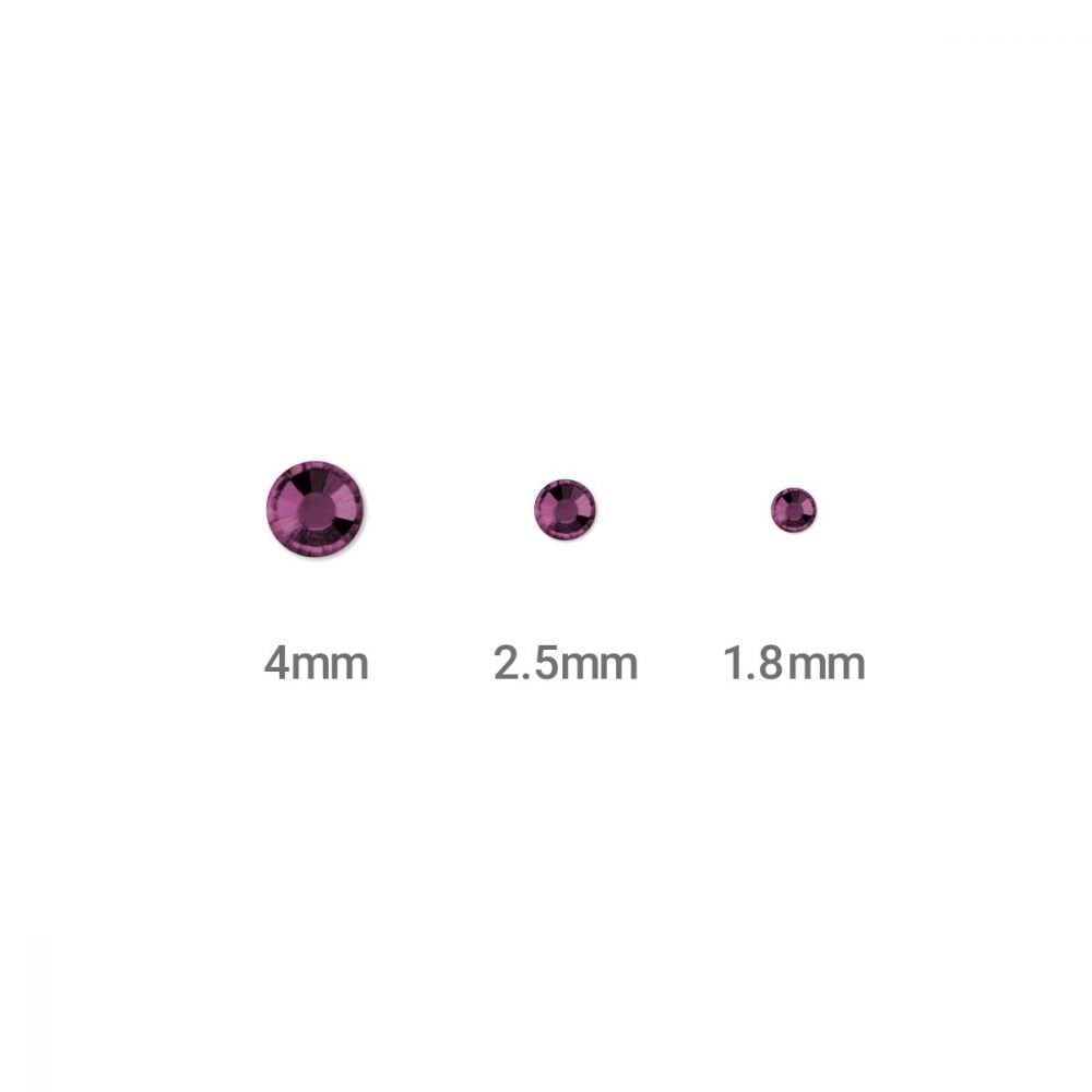 ImpressArt February Birthstone Crystals 144pc, Amethyst