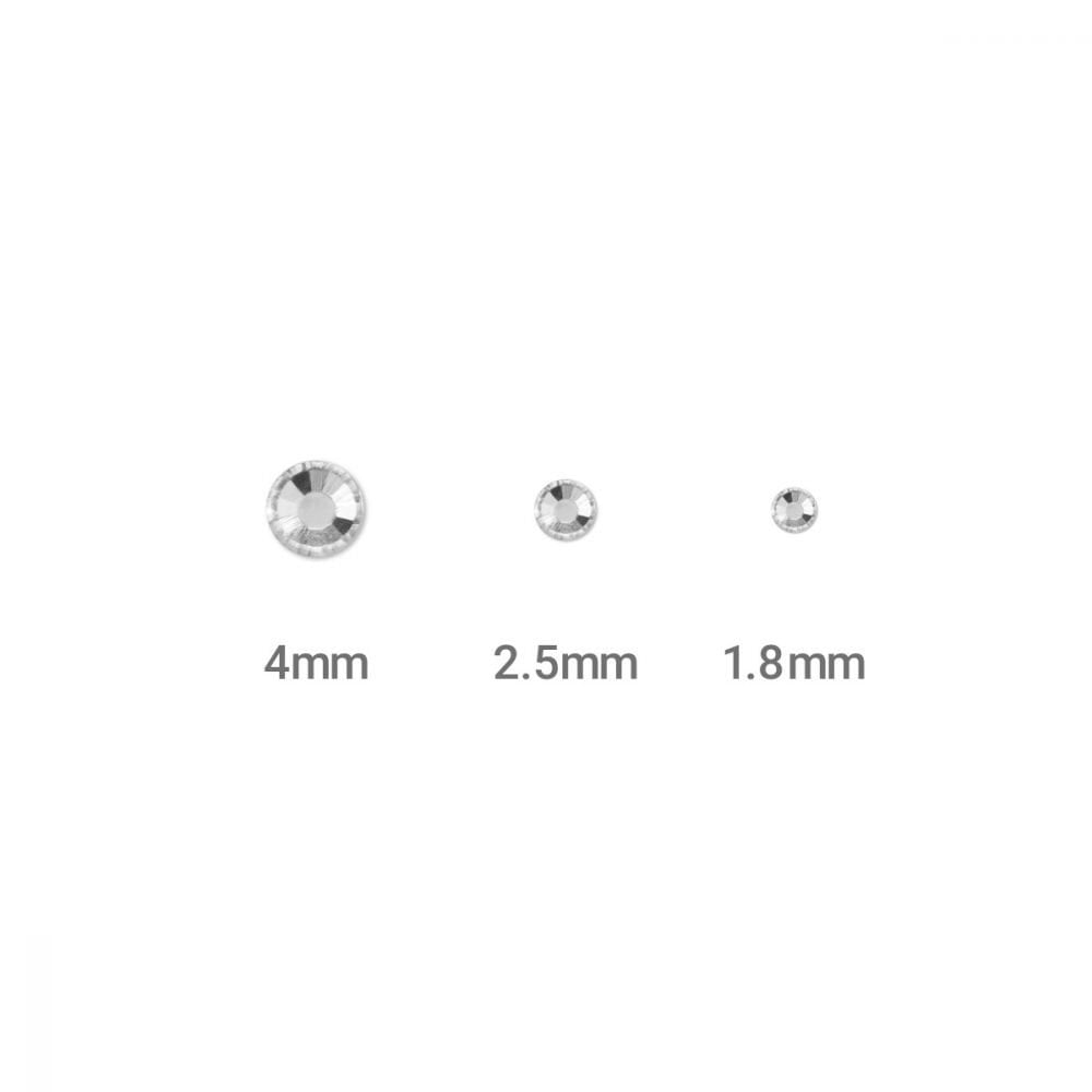 ImpressArt April Birthstone Crystals 144pc, Diamond