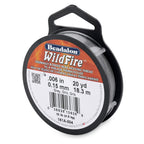 Beadalon Wildfire Beading Thread, 0.15mm, Grey