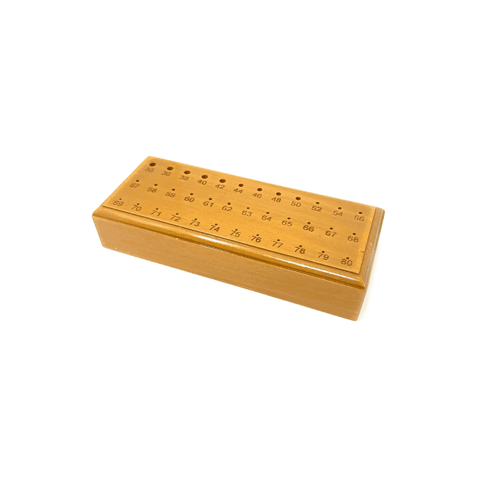 Wooden Drill Bit Stand