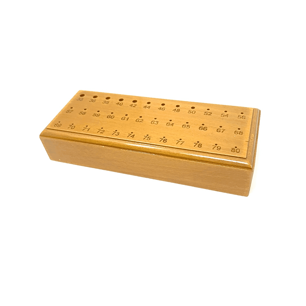 Wooden Drill Bit Stand