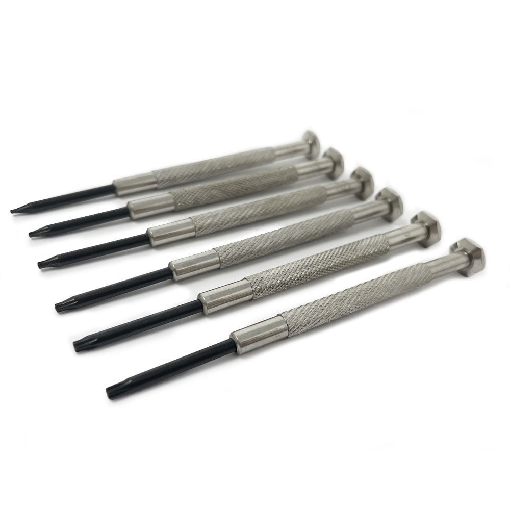 Watchmakers Torx Screwdriver Set of 6, T5 - T10