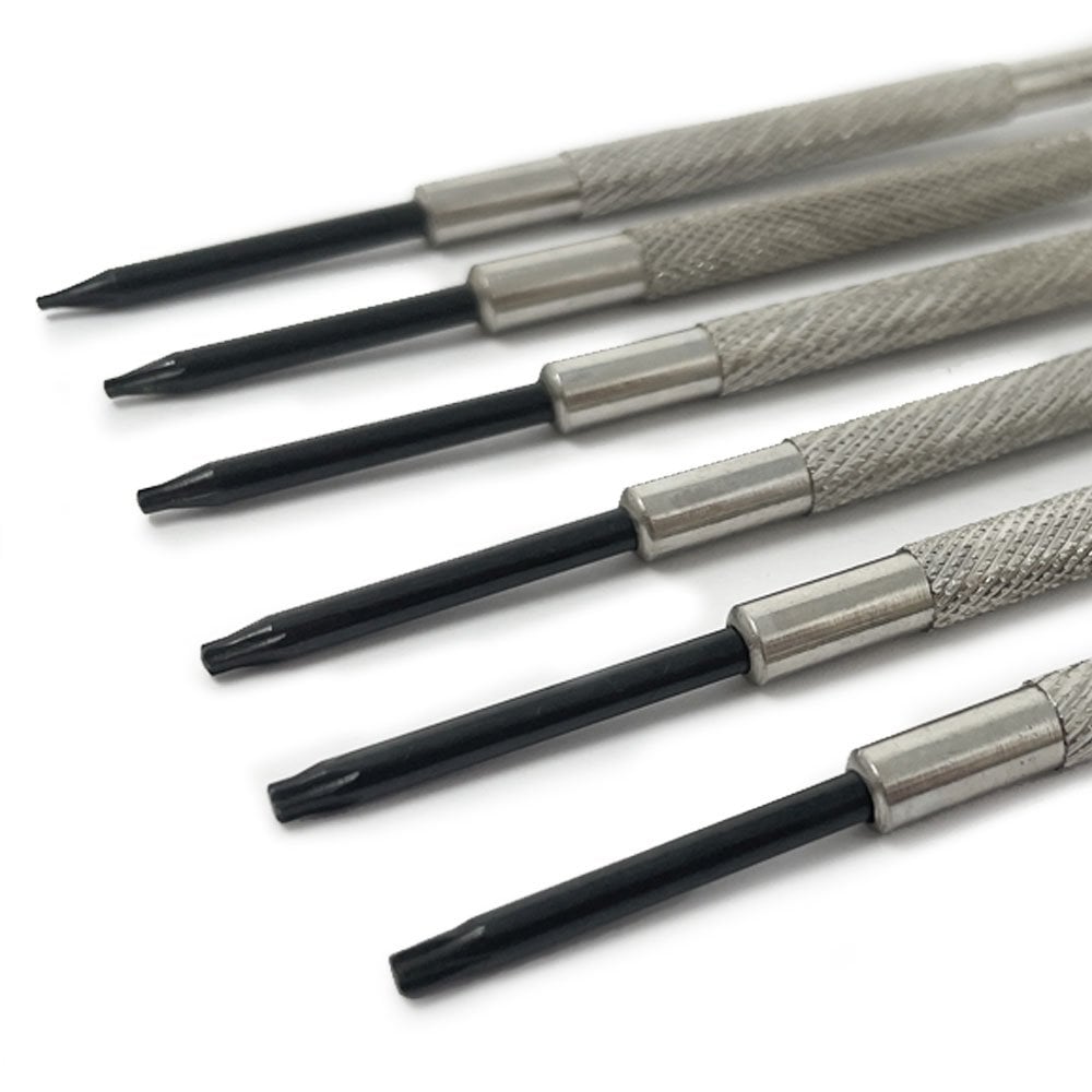 Watchmakers Torx Screwdriver Set of 6, T5 - T10