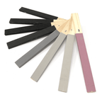 Set of 8 Flat Emery Sticks - Rough to Fine Grit