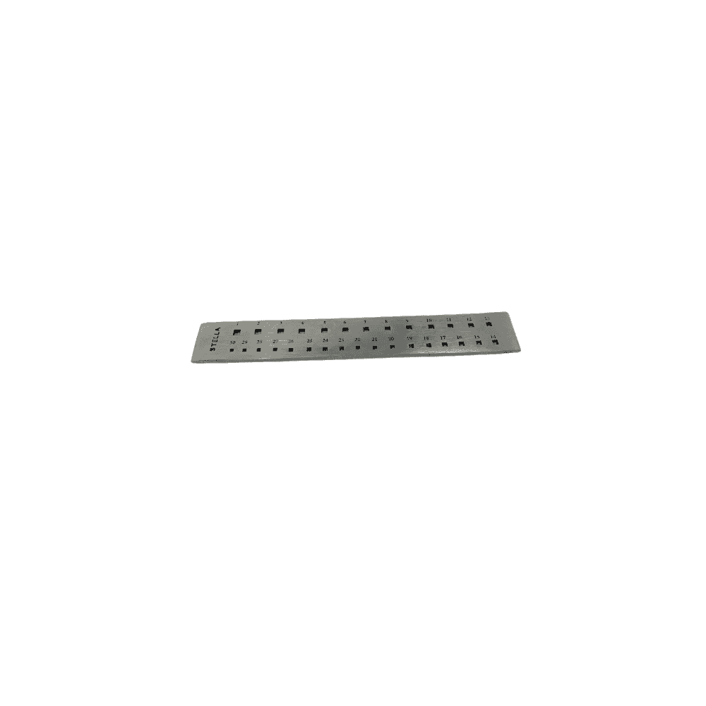Large Square Draw Plate 30 Holes 1.6-4.3mm
