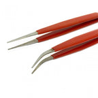 Insulated Pair of Tweezers with PVC Grip