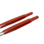Insulated Pair of Tweezers with PVC Grip