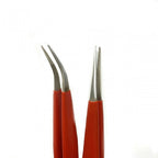 Insulated Pair of Tweezers with PVC Grip