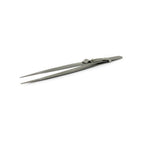 Inox Side Locking Tweezers - Medium Tip
