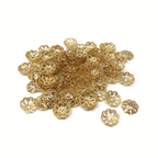 Gold Plated Filigree Bead Caps 6mm - Pack of 144