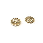 Gold Plated Filigree Bead Caps 6mm - Pack of 144