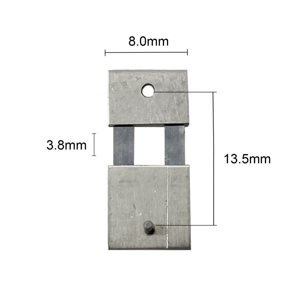 German & English Clock Suspension 13.5mm x 8.0mm x 3.8mm