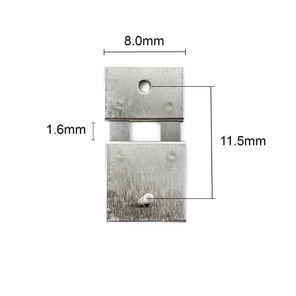 German & English Clock Suspension 11.5mm x 8.0mm x 1.6mm