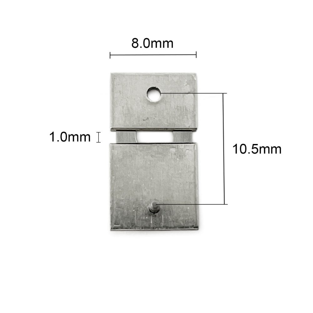 German & English Clock Suspension 10.5mm x 8.0mm x 1.0mm