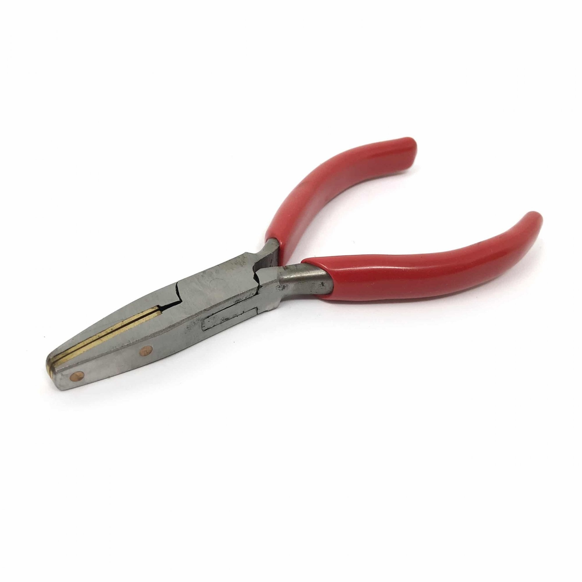 Flat Nose Pliers with Brass Jaws