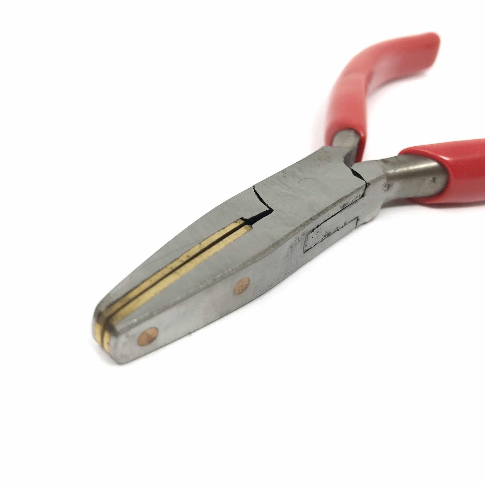 Flat Nose Pliers with Brass Jaws