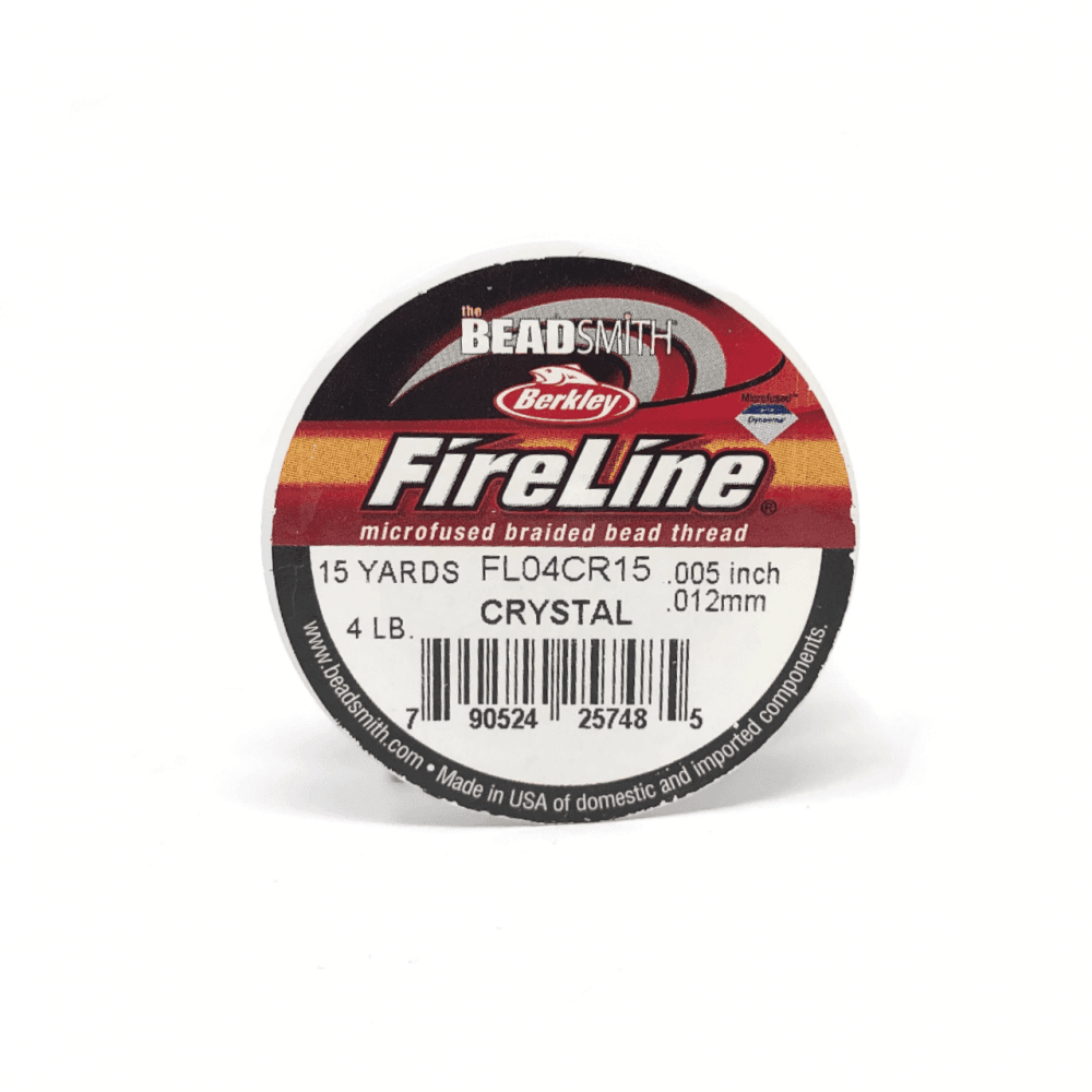 Fireline Beading Thread 4lb, Crystal, 0.12mm x 15 Yard